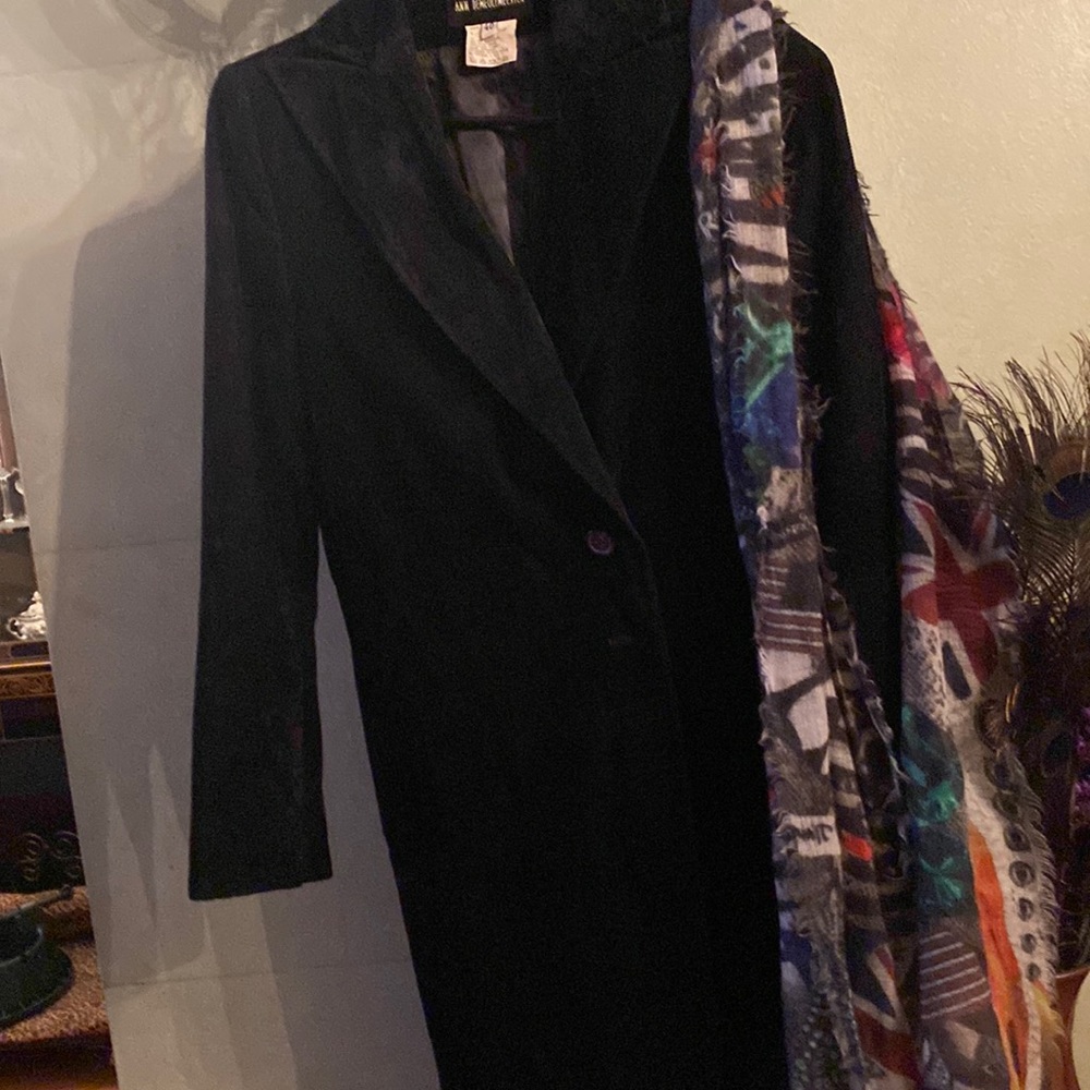 Anne Demeulemeester Black Velvet Size 40 Blazer